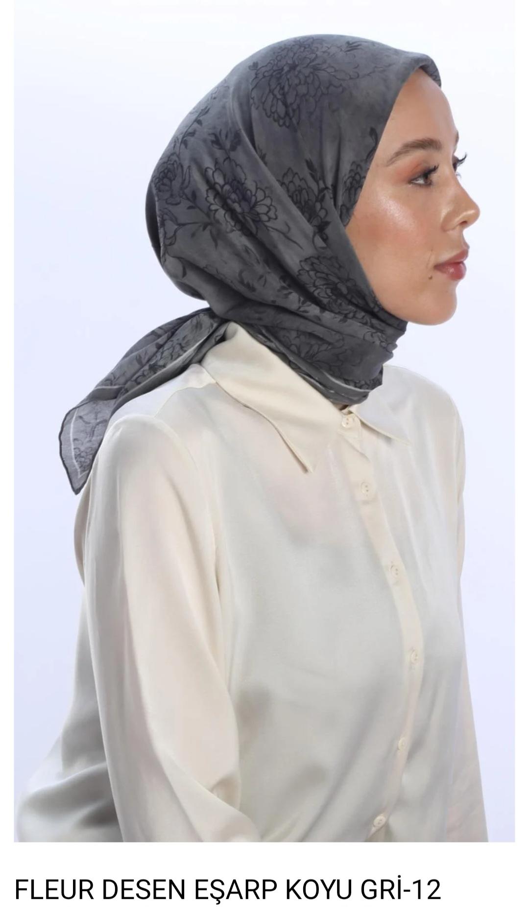 FLEUR KOYU GRİ